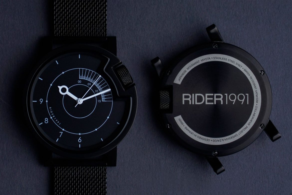 RIDER 1991- designer watch from Ukraine