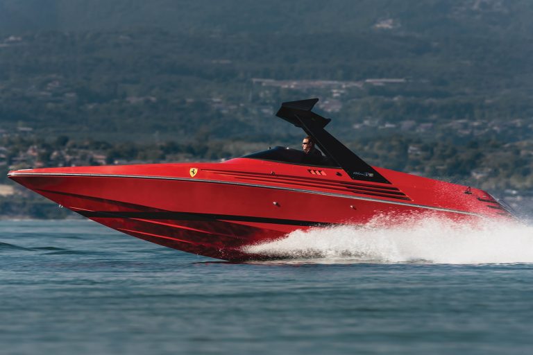 Riva- Ferrari boat