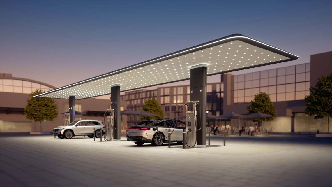 Mercedes розпочне створення власної мережі зарядних станцій