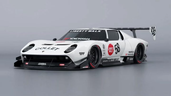 The new project from Liberty Walk is a Lamborghini Miura