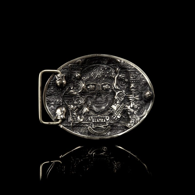 Schalle Sugar Skull hinter