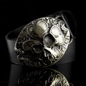 Neusilber-Schnalle Lucky Buckle