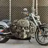 Neusilber Schnalle Santa Muerte